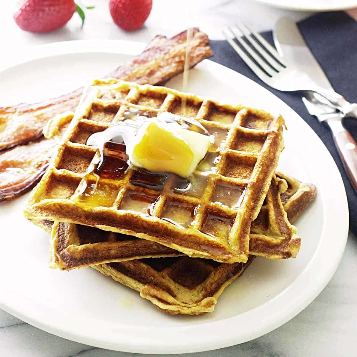 Buttermilk Kamut Waffles