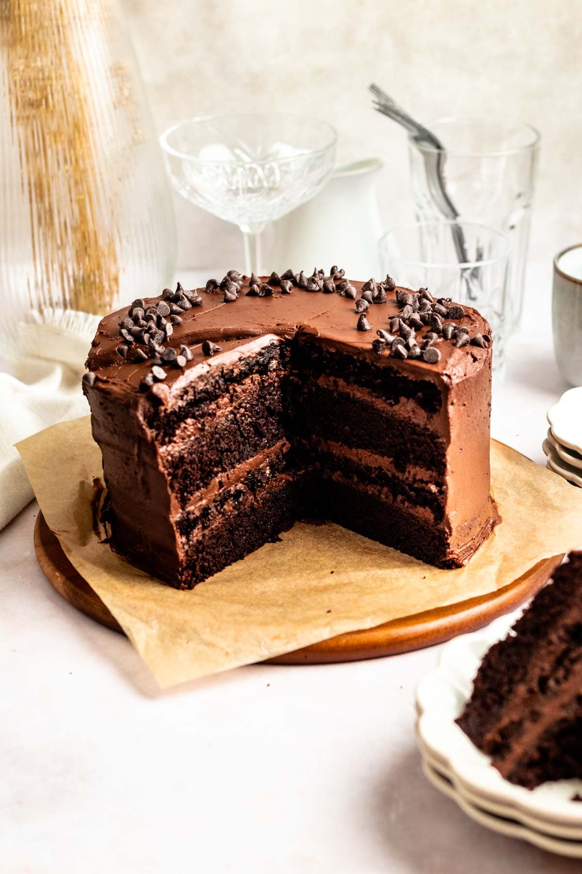 One-Bowl Chocolate Snack Cake